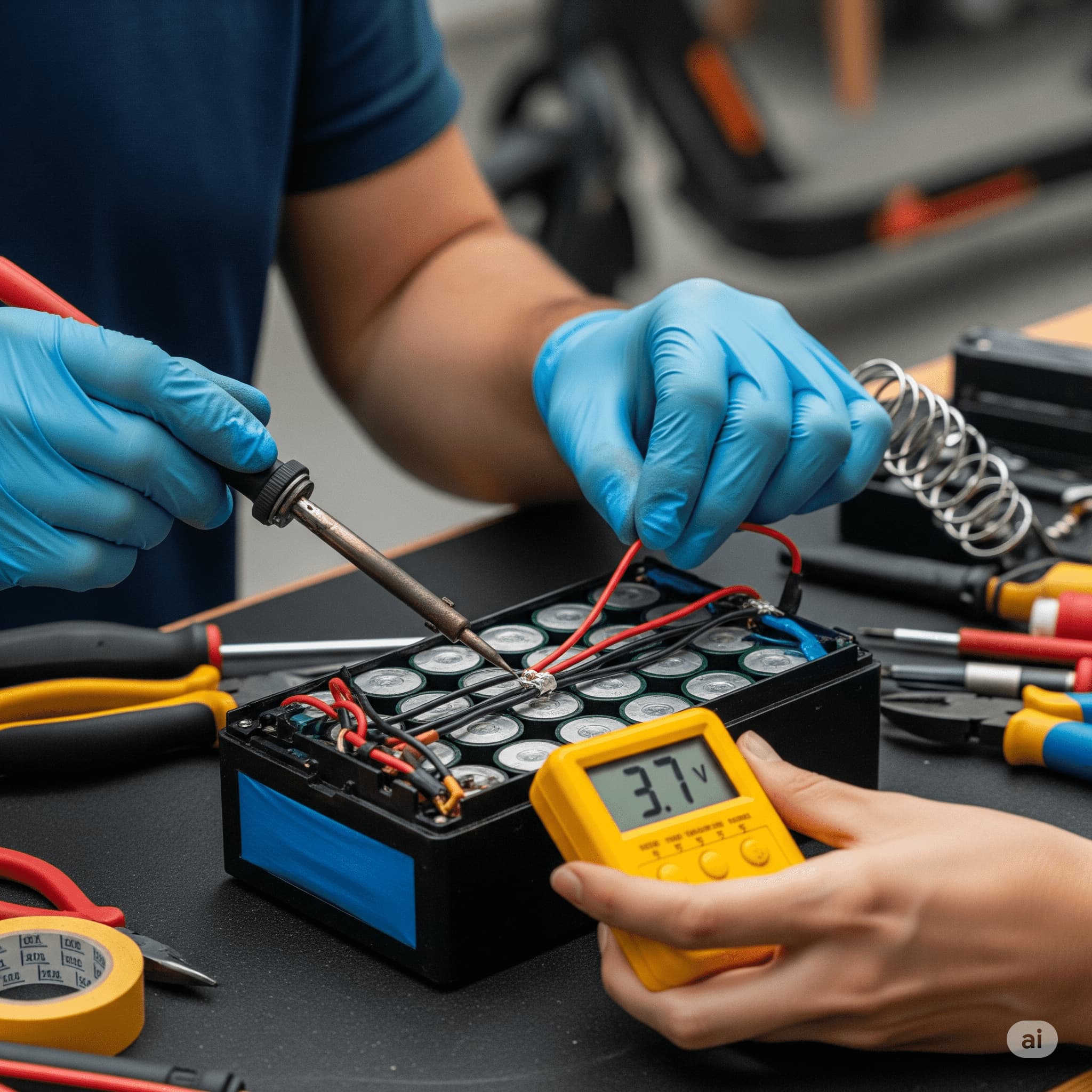 Scooter batarya tamiri ve BMS